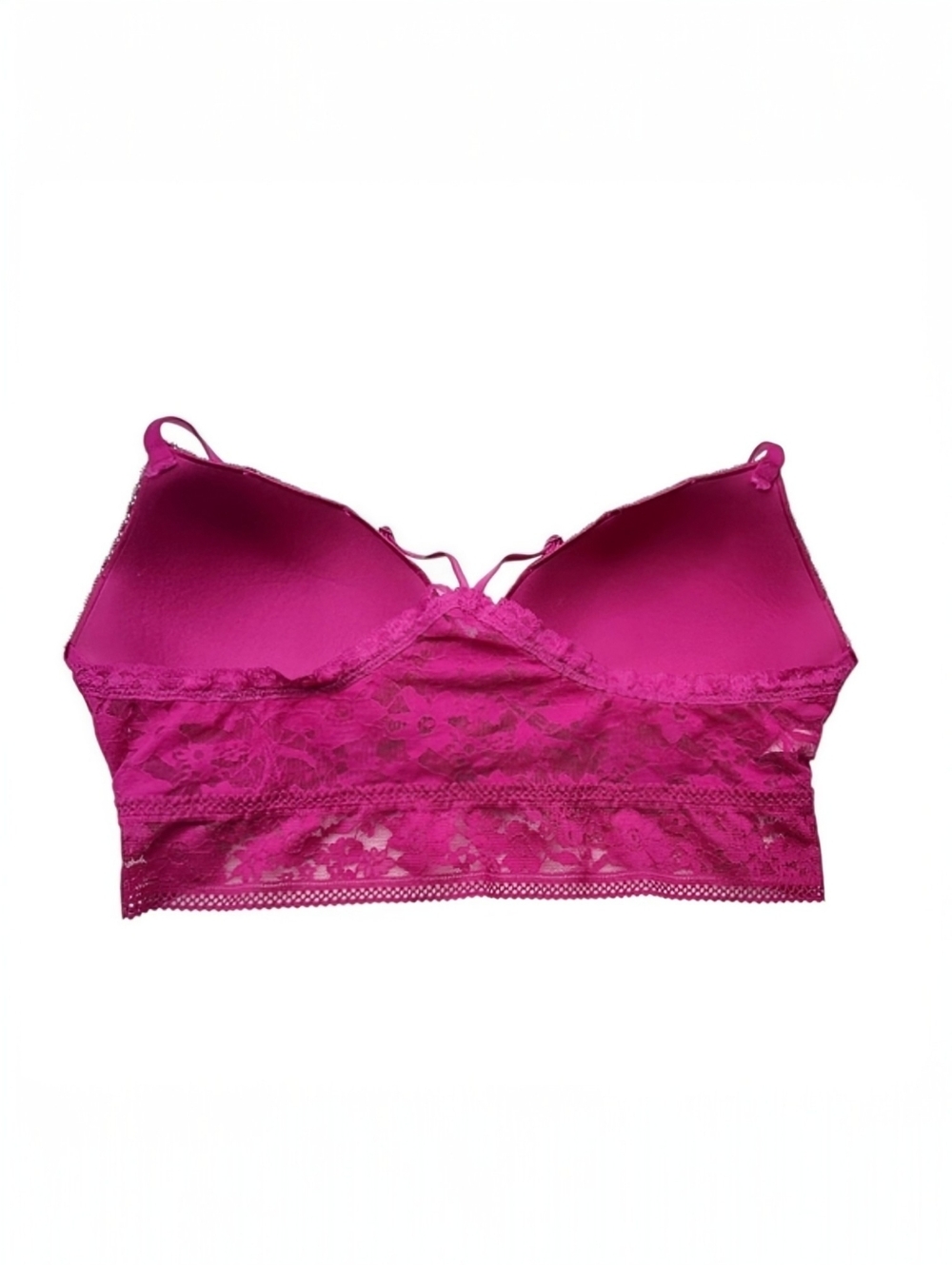 Victoria’s Secret Women's Fuchsia Posey Lace Curvy Bralette Size XL - Picture 3 of 10